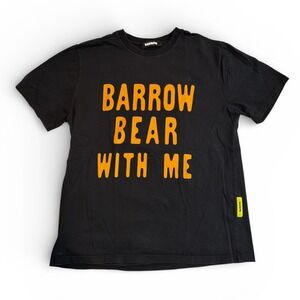BARROW Authentic Black "Bear With Me" Teddy Bear Graphic T-Shirt Medium